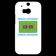 Coque HTC One M8s Bonus Offensif-Défensif Blanc