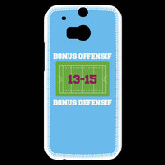 Coque HTC One M8s Bonus Offensif-Défensif Bleu