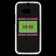 Coque HTC One M8s Bonus Offensif-Défensif Noir