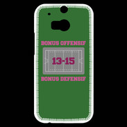 Coque HTC One M8s Bonus Offensif-Défensif Vert