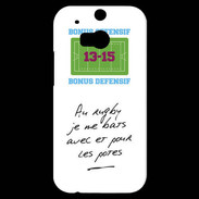 Coque HTC One M8s Les potes Bonus offensif-défensif Blanc