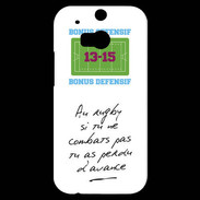 Coque HTC One M8s Le combat Bonus offensif-défensif Blanc