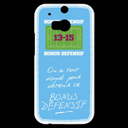Coque HTC One M8s Obtenir le Bonus offensif-défensif Bleu