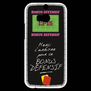 Coque HTC One M8s Merci l'arbitre Bonus offensif-défensif Noir