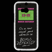 Coque HTC One M8s Obtenir le Bonus offensif-défensif Noir