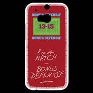Coque HTC One M8s Fin de match Bonus offensif-défensif Rouge