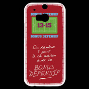 Coque HTC One M8s 1 point bonus offensif-défensif Rouge
