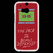 Coque HTC One M8s The pack Bonus offensif-défensif Rouge