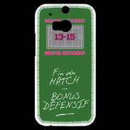 Coque HTC One M8s Fin de match Bonus offensif-défensif Vert