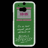 Coque HTC One M8s Obtenir le Bonus offensif-défensif Vert