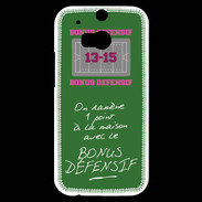 Coque HTC One M8s 1 point bonus offensif-défensif Vert