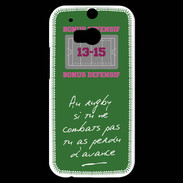 Coque HTC One M8s Le combat Bonus offensif-défensif Vert