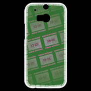 Coque HTC One M8s Dégradé Bonus Offensif-défensif Vert