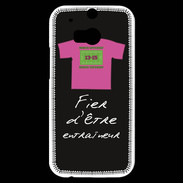 Coque HTC One M8s Entraîneur Bonus offensif-défensif Noir