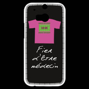 Coque HTC One M8s Médecin Bonus offensif-défensif Noir