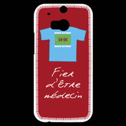 Coque HTC One M8s Médecin Bonus offensif-défensif Rouge 2