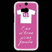 Coque HTC One M8s Pilier gauche Bonus offensif-défensif Rose