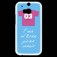 Coque HTC One M8s Pilier droit Bonus offensif-défensif Bleu