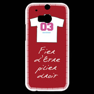Coque HTC One M8s Pilier droit Bonus offensif-défensif Rouge