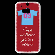 Coque HTC One M8s Pilier droit Bonus offensif-défensif Rouge 2