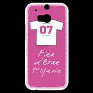 Coque HTC One M8s Troisième ligne D Bonus offensif-défensif Rose