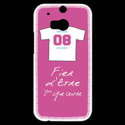 Coque HTC One M8s Troisième ligne centre Bonus offensif-défensif Rose