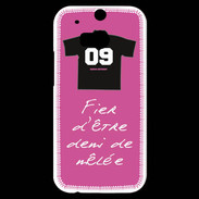 Coque HTC One M8s Demi de mêlée Bonus offensif-défensif Noir