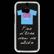Coque HTC One M8s Demi de mêlée Bonus offensif-défensif Noir 2