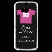 Coque HTC One M8s Demi d'ouverture Bonus offensif-défensif Noir