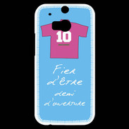 Coque HTC One M8s Demi d'ouverture Bonus offensif-défensif Bleu