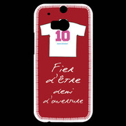 Coque HTC One M8s Demi d'ouverture Bonus offensif-défensif Rouge