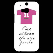 Coque HTC One M8s 3/4 aile gauche Bonus offensif-défensif Blanc