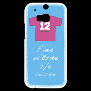 Coque HTC One M8s 3/4 centre G Bonus offensif-défensif Bleu