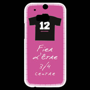 Coque HTC One M8s 3/4 centre G Bonus offensif-défensif Rose 2