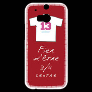 Coque HTC One M8s 3/4 centre D Bonus offensif-défensif Rouge