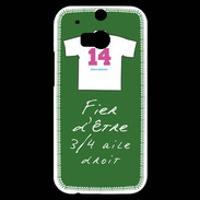 Coque HTC One M8s 3/4 aile droit Bonus offensif-défensif Vert