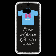 Coque HTC One M8s 3/4 aile droit Bonus offensif-défensif Noir 2