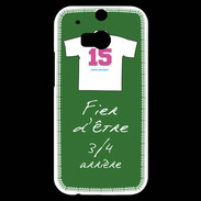 Coque HTC One M8s 3/4 arrière Bonus offensif-défensif Vert
