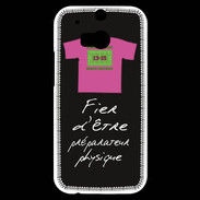 Coque HTC One M8s Préparateur physique Bonus offensif-défensif Noir
