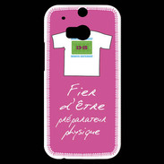 Coque HTC One M8s Préparateur physique Bonus offensif-défensif Rose