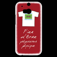 Coque HTC One M8s Préparateur physique Bonus offensif-défensif Rouge