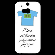 Coque HTC One M8s Préparateur physique Bonus offensif-défensif Blanc 2