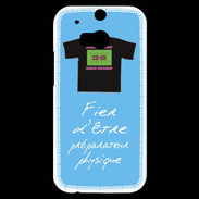Coque HTC One M8s Préparateur physique Bonus offensif-défensif Bleu 2