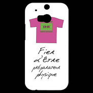 Coque HTC One M8s Préparateur physique Bonus offensif-défensif Blanc