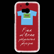 Coque HTC One M8s Préparateur physique Bonus offensif-défensif Rouge 2