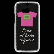 Coque HTC One M8s Soigneur Bonus offensif-défensif Noir
