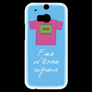 Coque HTC One M8s Soigneur Bonus offensif-défensif Bleu