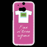 Coque HTC One M8s Soigneur Bonus offensif-défensif Rose
