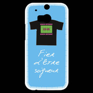 Coque HTC One M8s Soigneur Bonus offensif-défensif Bleu 2