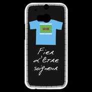 Coque HTC One M8s Soigneur Bonus offensif-défensif Noir 2